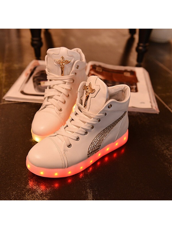 Unisex Usb Rechargeable Led Light Shoes Seven Colors